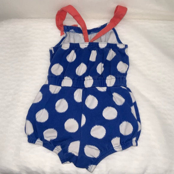 Girl’s Gymboree Polkadot Romper Size 18-24 Months - Picture 2 of 2